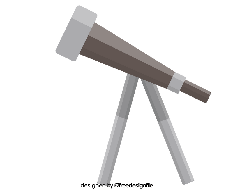 Telescope cartoon clipart