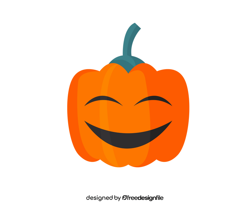 Smiling pumpkin illustration clipart
