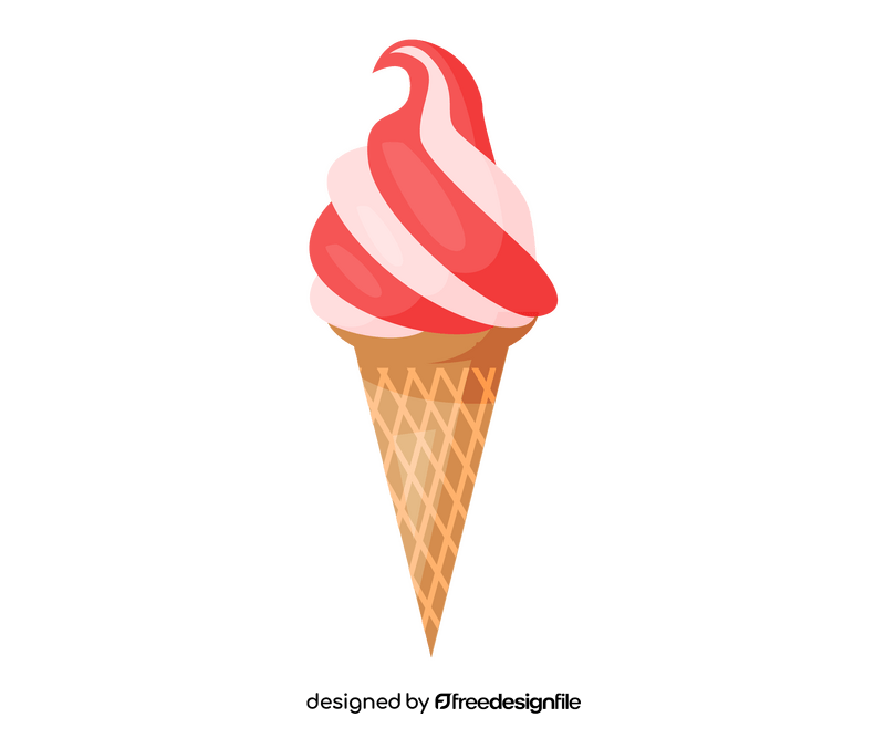 Swirl ice cream clipart