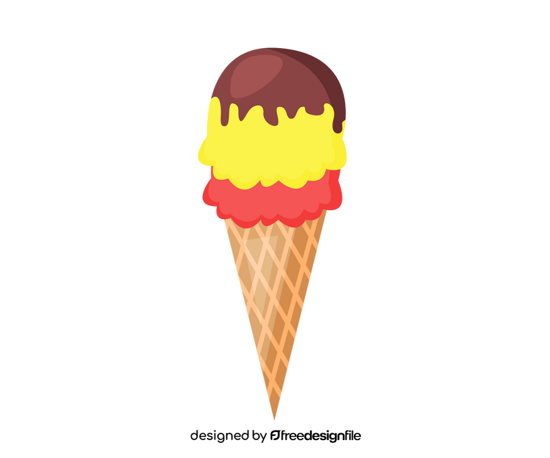 Cartoon ice cream clipart
