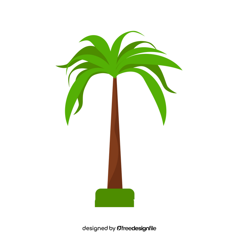 Royal palm clipart