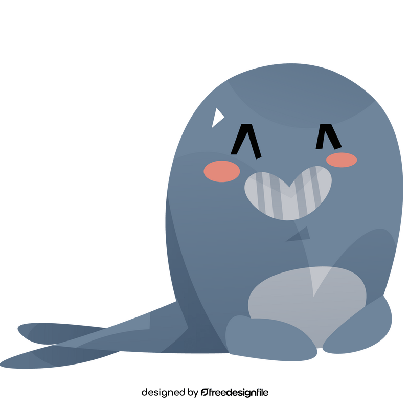 Cute whale clipart