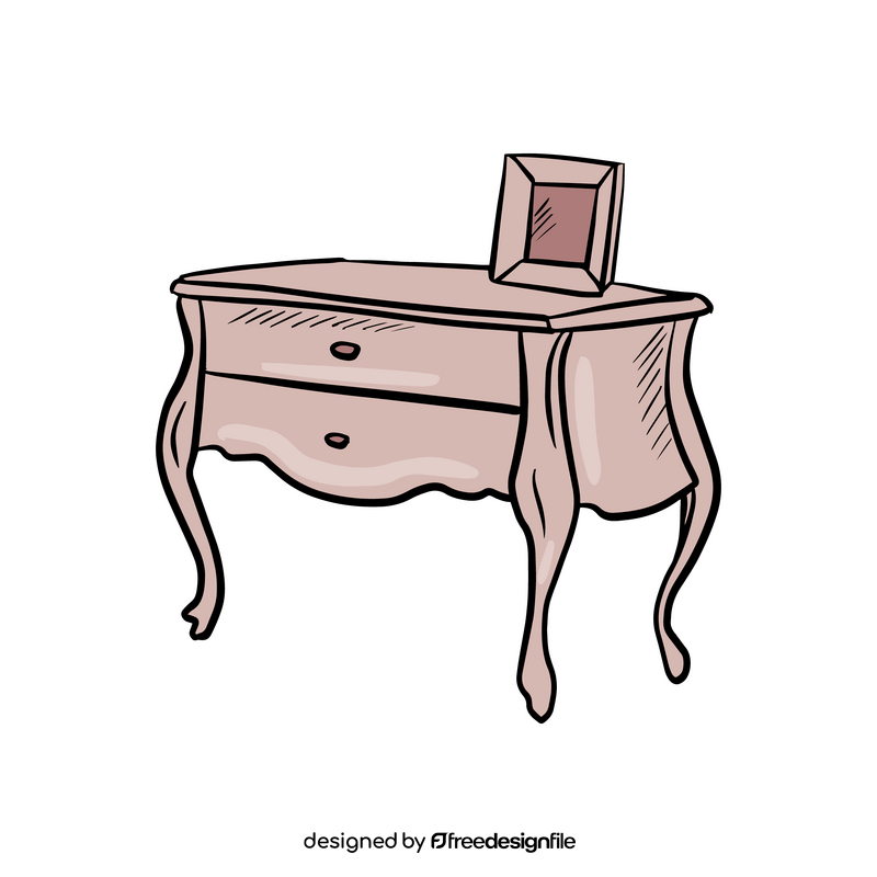 Classic Chest of Drawers clipart