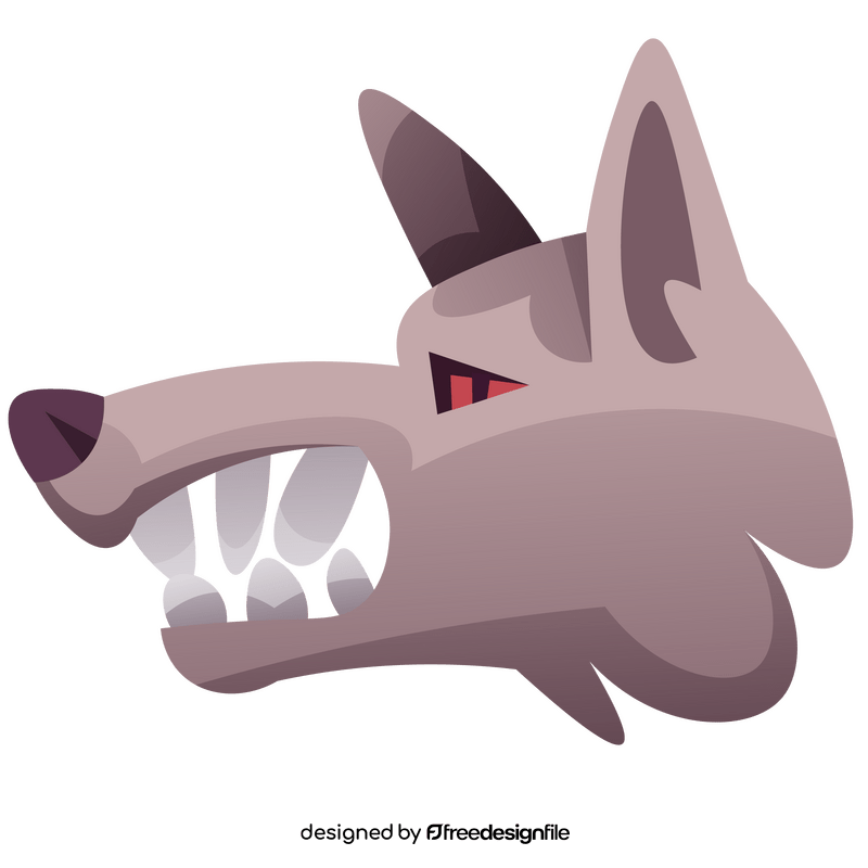 Wolf teeth clipart