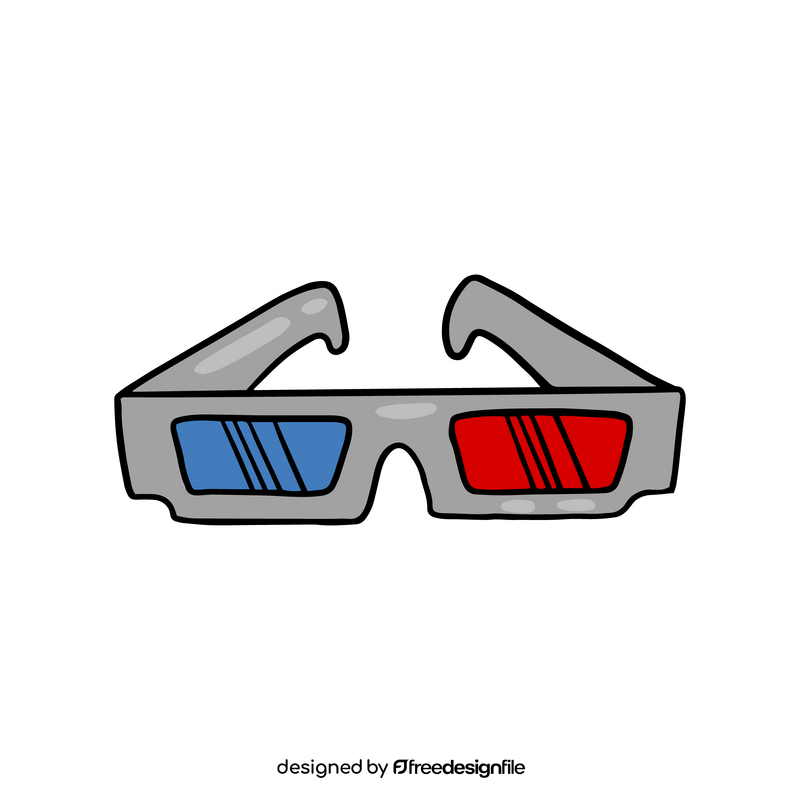 Cinema 3d Glasses clipart