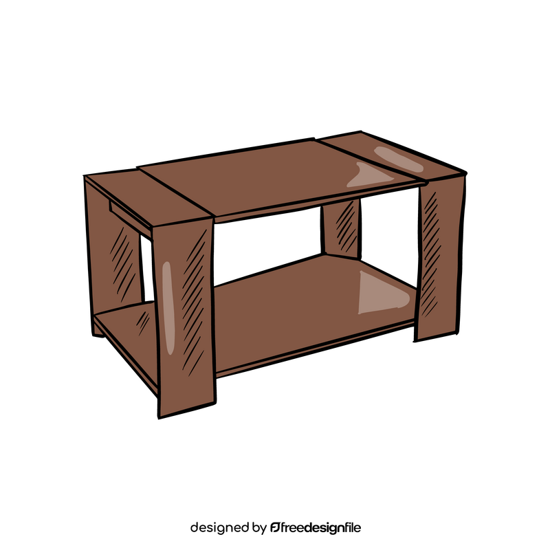 Modern Coffee Table clipart