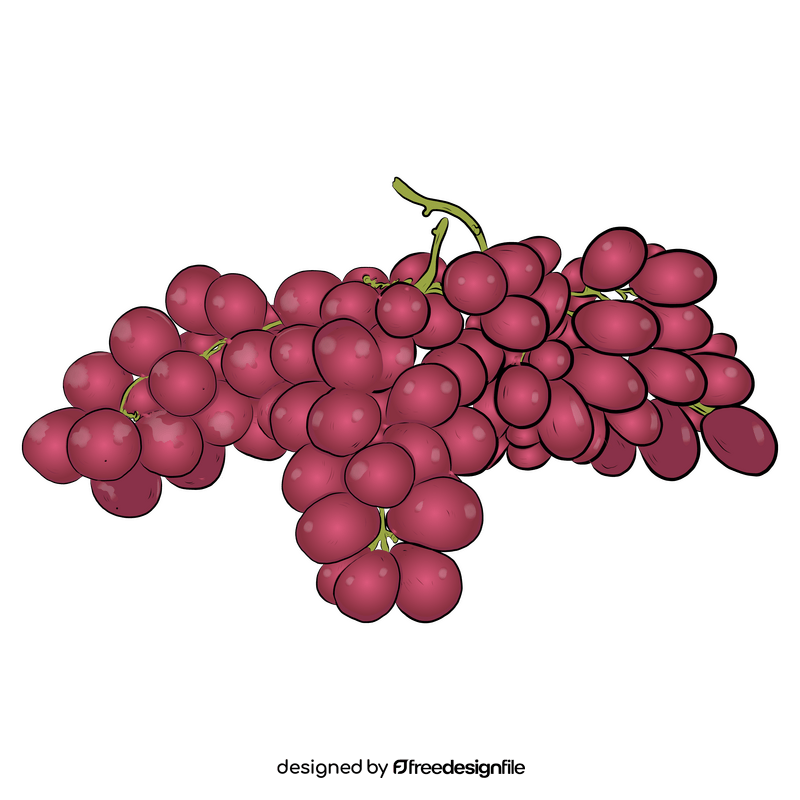 Bunches of Grapes clipart