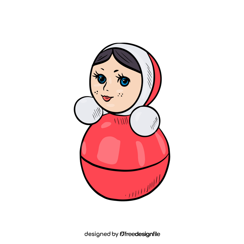 Matryoshka Russian Nesting Dolls clipart