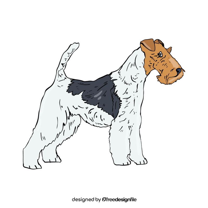 Airedale Terrier clipart