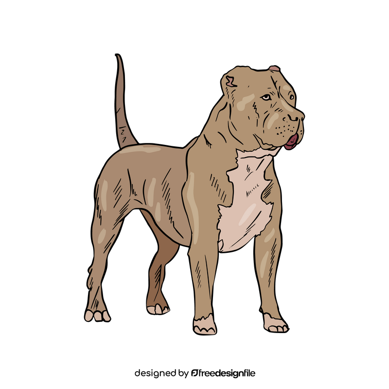 American Staffordshire Terrier clipart