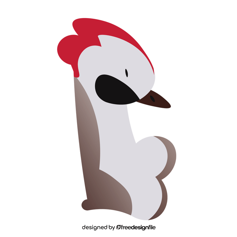 Woodpecker head clipart