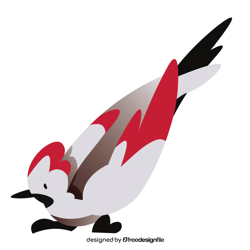 Cute woodpecker clipart