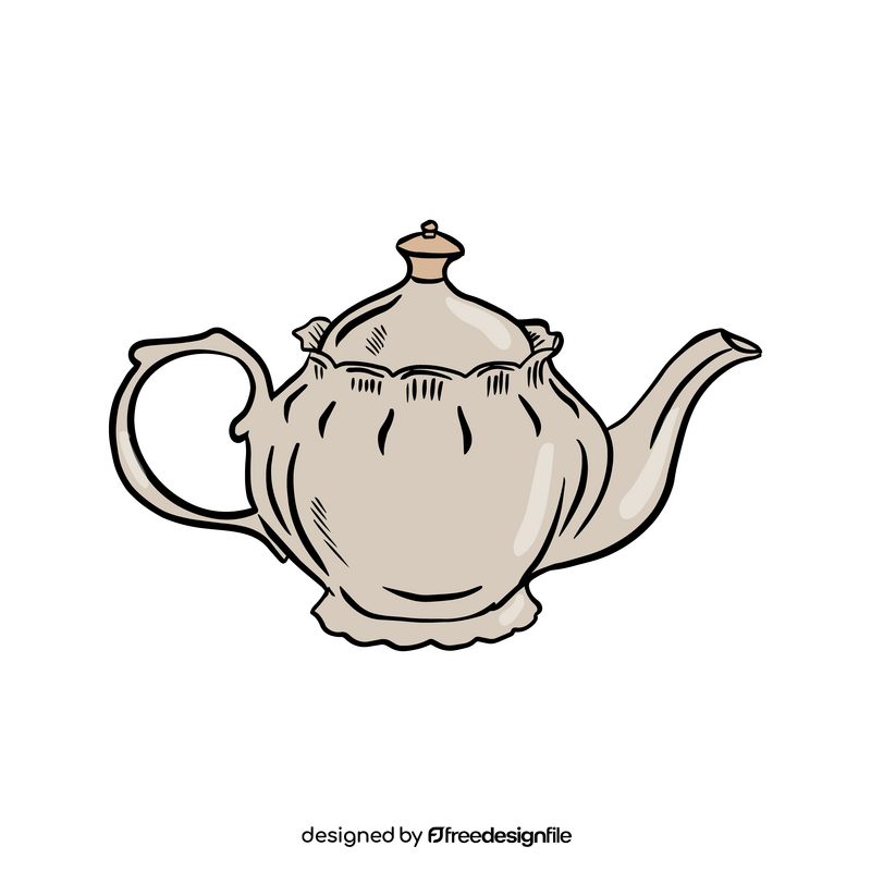 Classic Teapot clipart