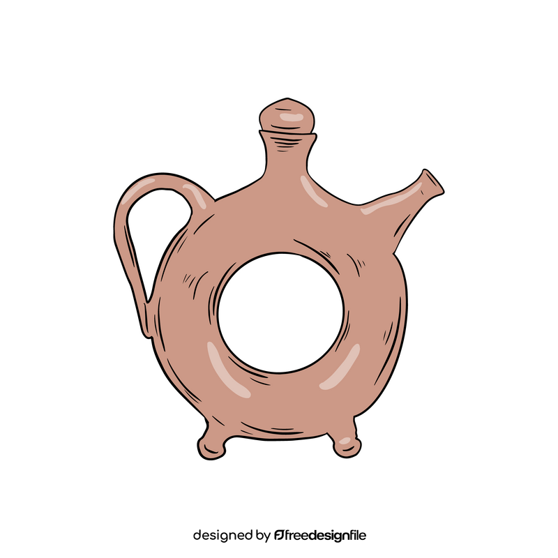 Round Wine Pottery clipart