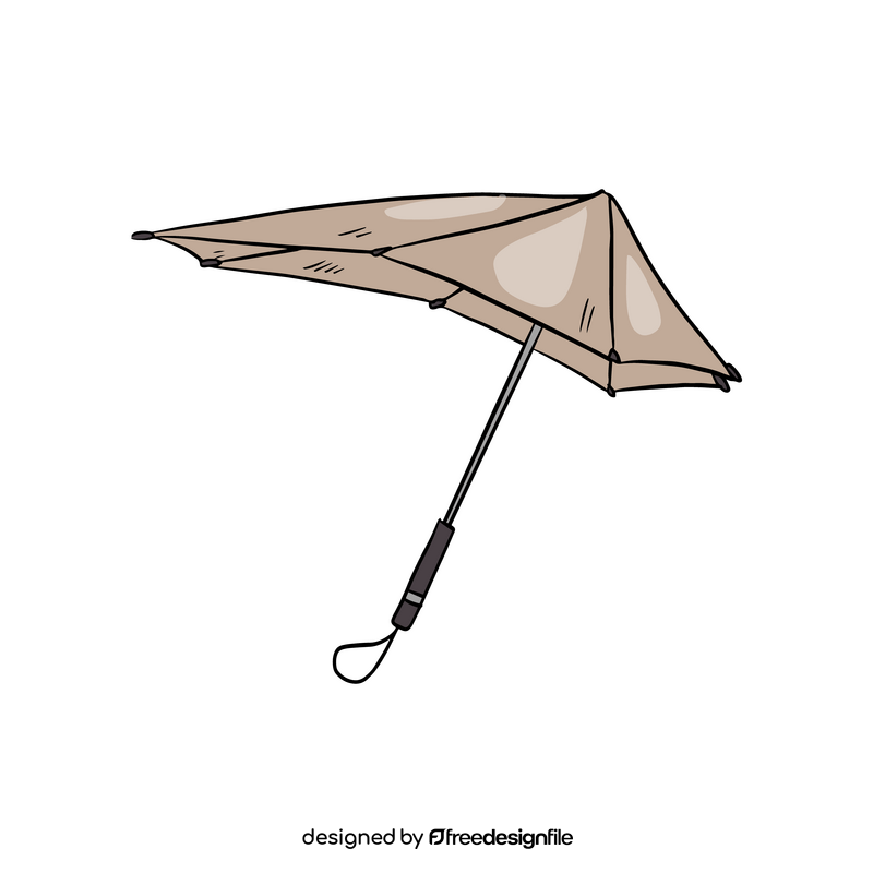 Windproof Umbrella clipart