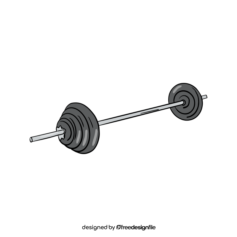 Weighted Barbell clipart