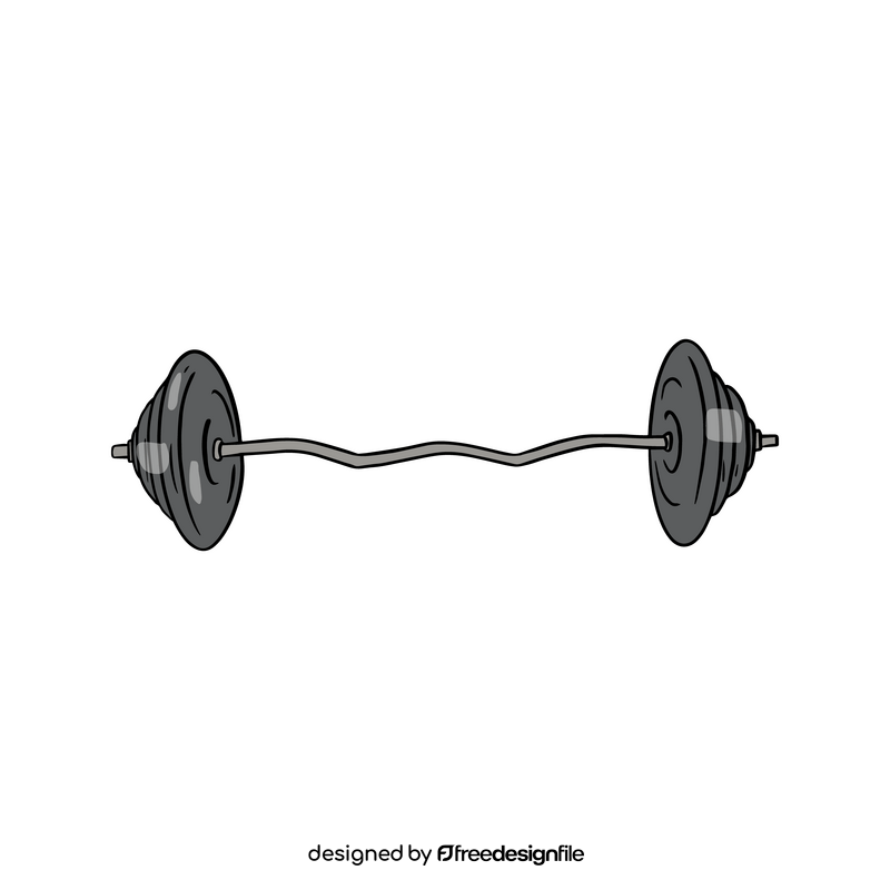 Curl Barbell clipart