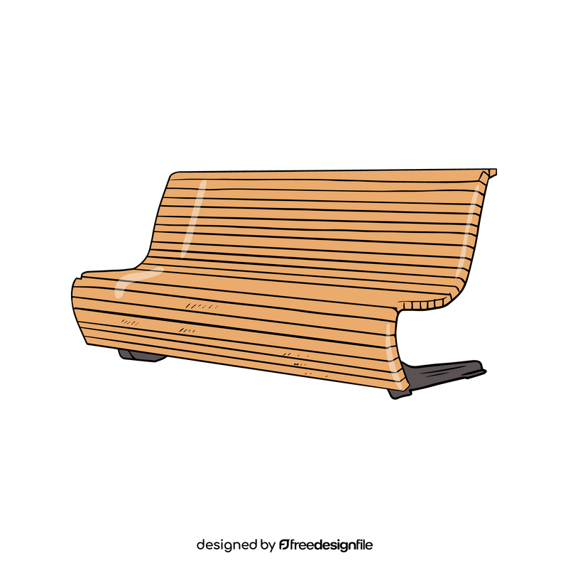 Wooden Bench clipart