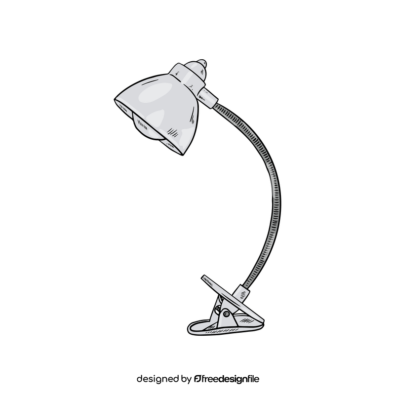 Architect Table Lamp clipart