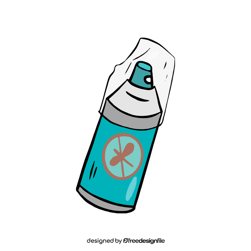 Insect spray clipart