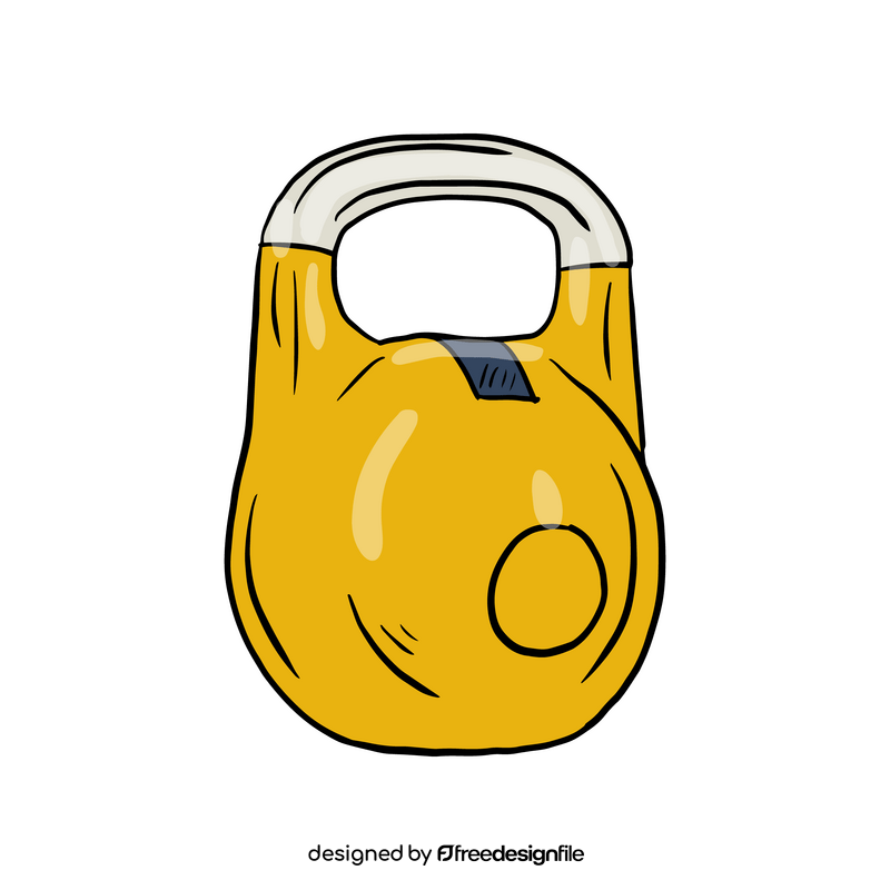 Competition Kettlebell clipart