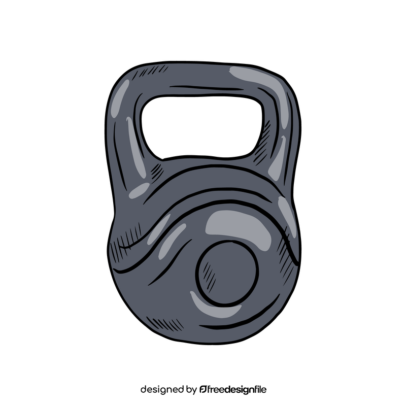 Competition Kettlebell clipart