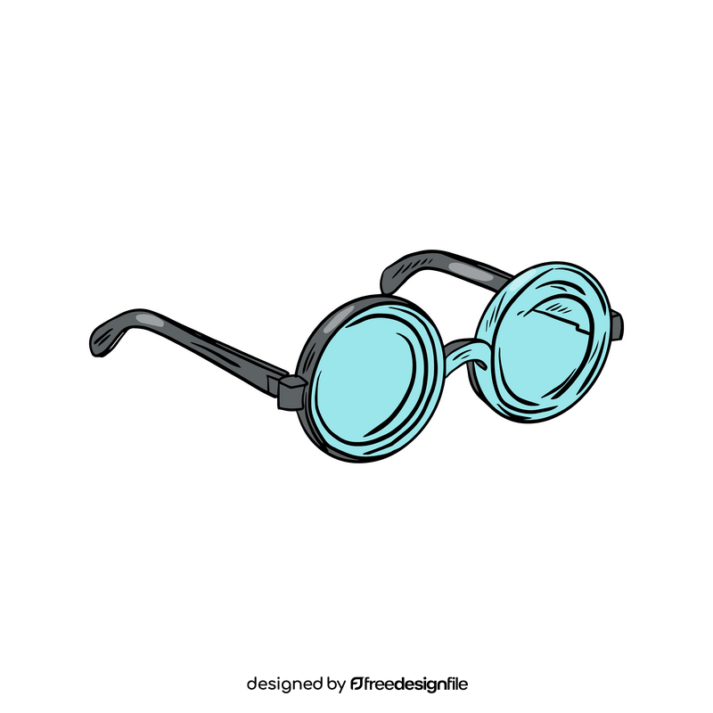Round Glasses clipart