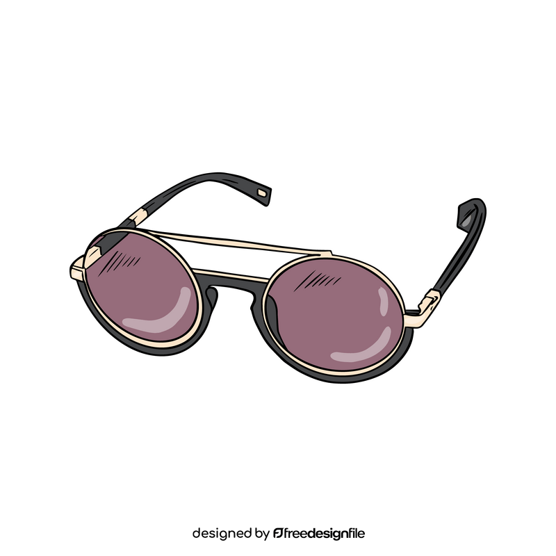 Round Sunglasses clipart