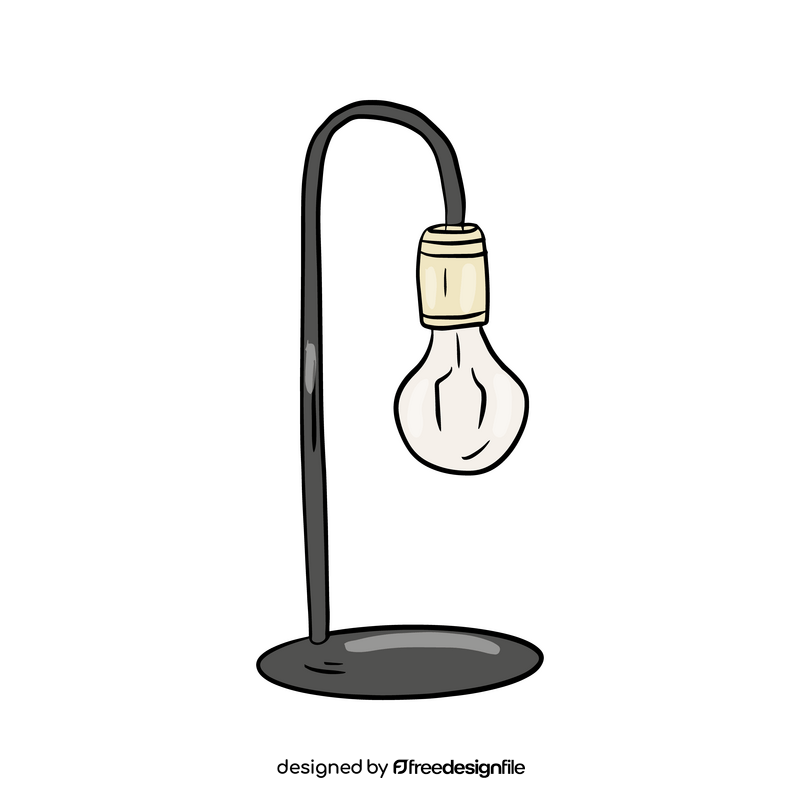 Bulb Table Lamp clipart