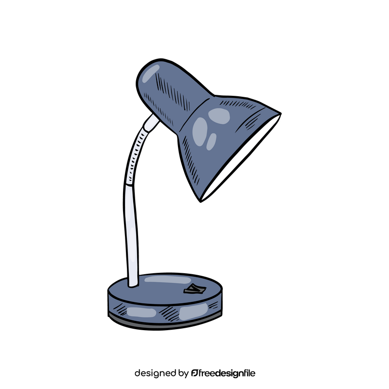 Flexible Neck Table Lamp With Switch clipart