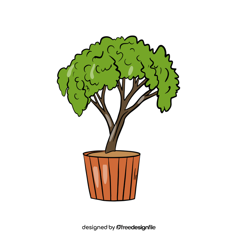 Tree in Pot clipart