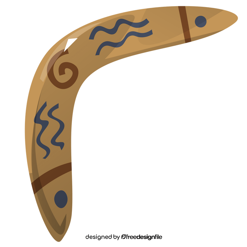 Australia boomerang clipart