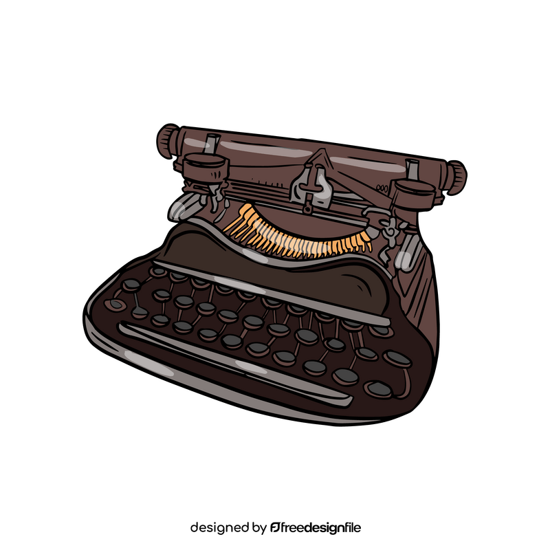 Typewriter clipart