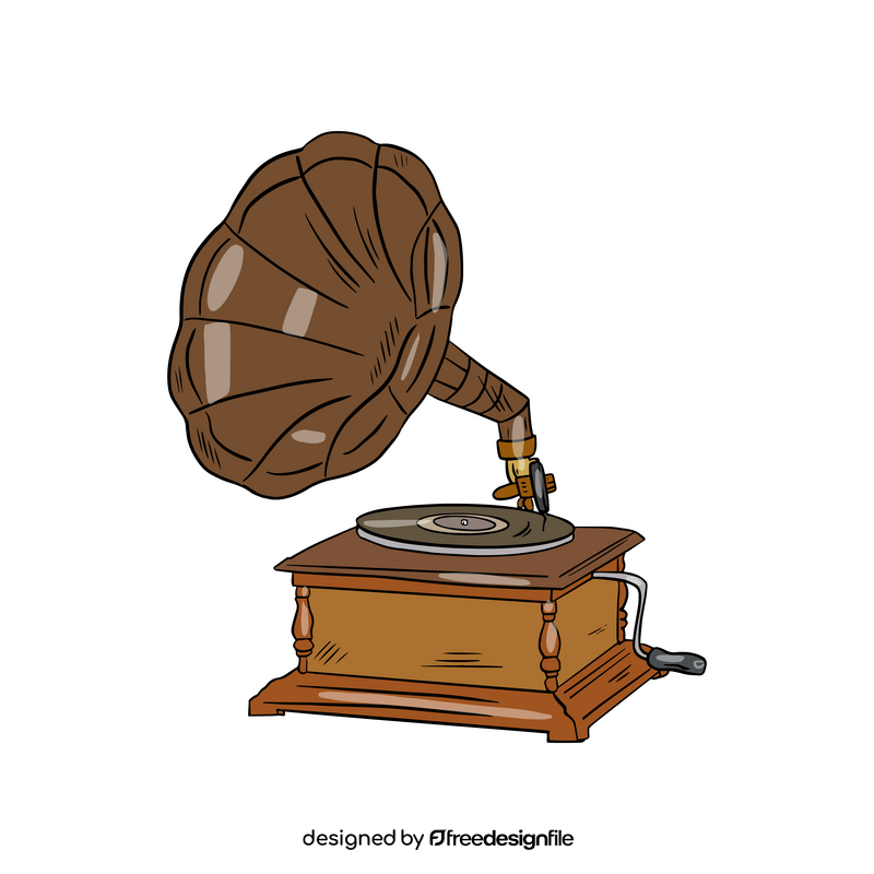Gramophone clipart