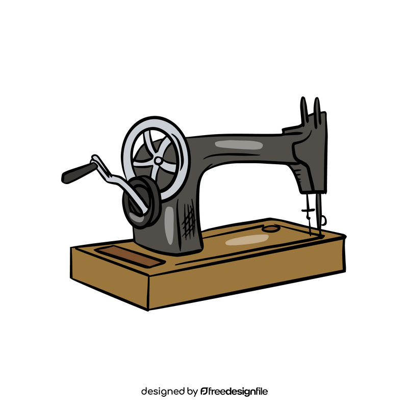 Vintage Sewing Machine clipart