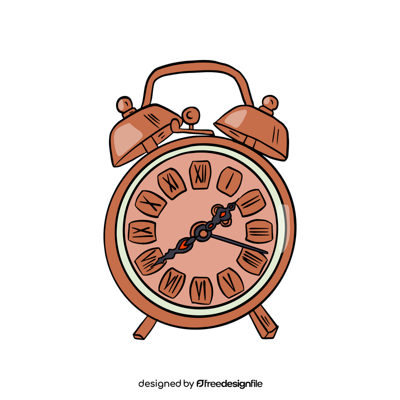 Vintage Alarm Clock clipart