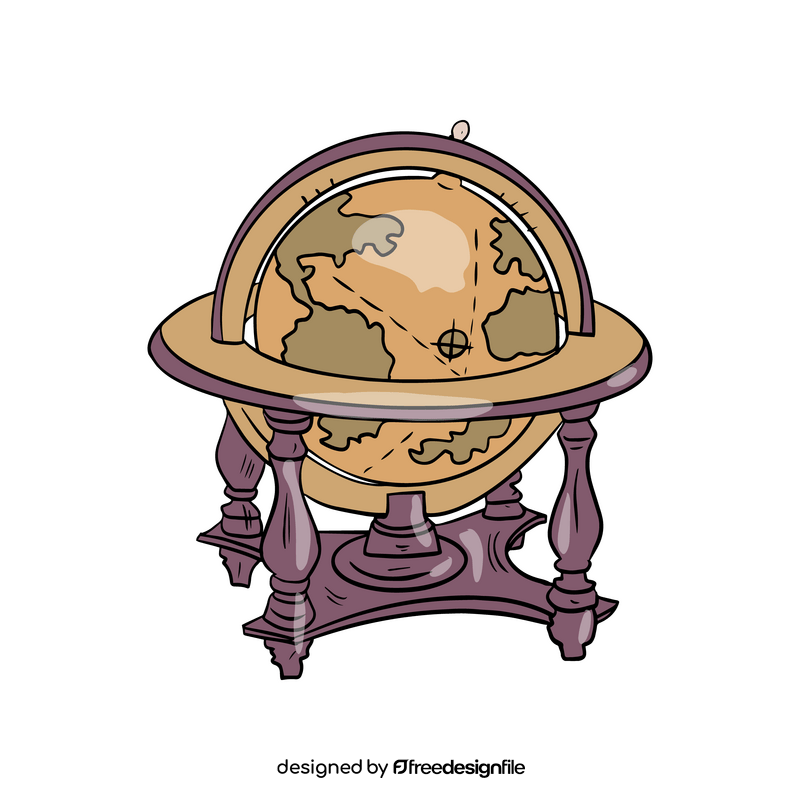 Vintage Globe clipart