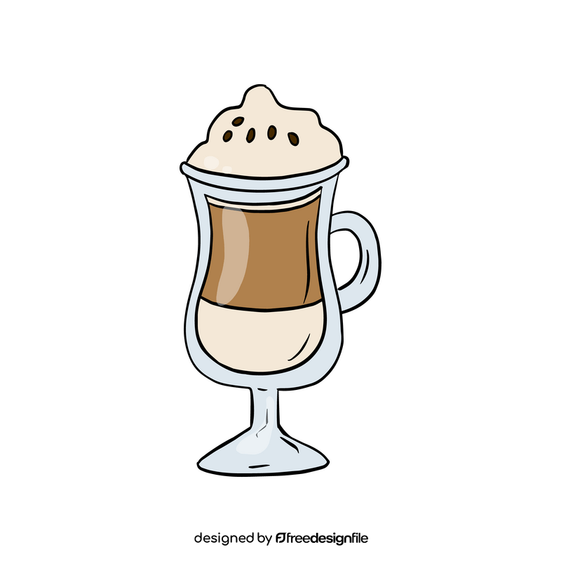 Latte Macchiato Coffee clipart