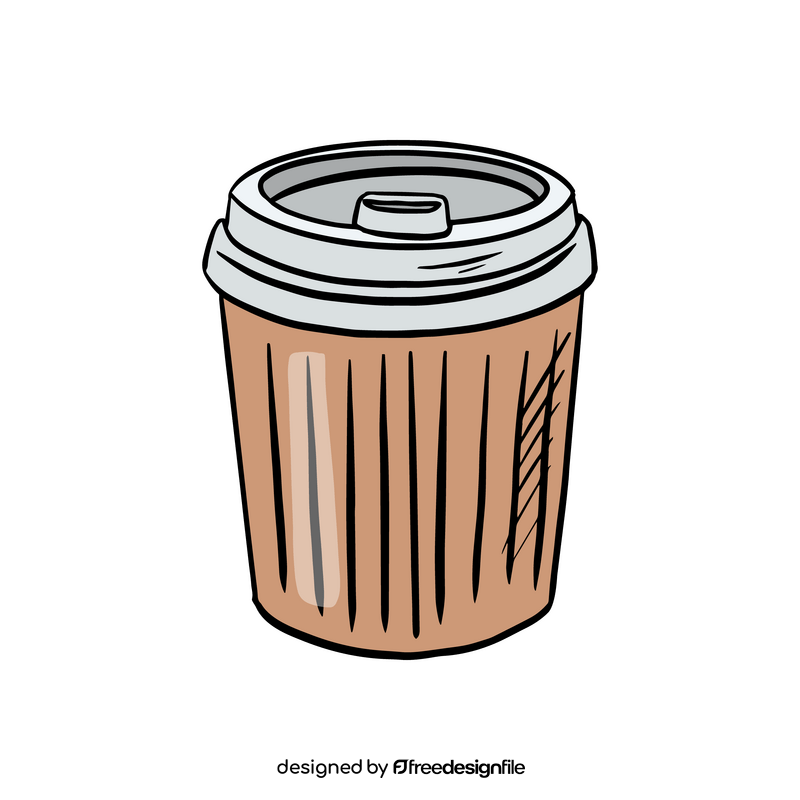 Coffee in Paper Cup clipart