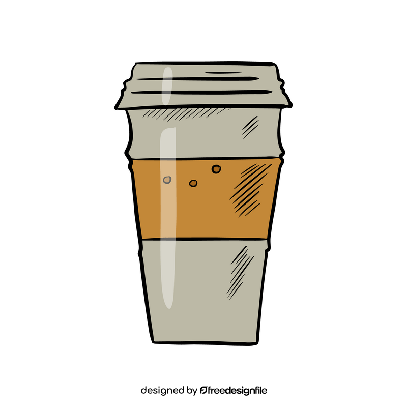 Coffee in Paper Cup clipart