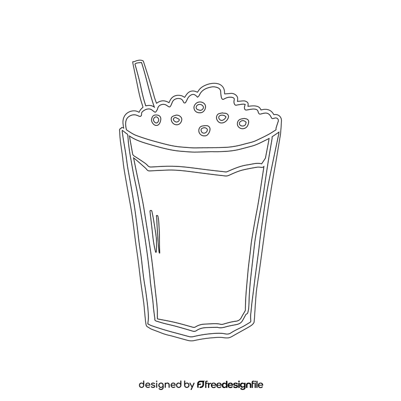 Raf Coffee black and white clipart