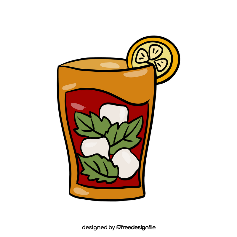 Iced Tea Cocktail clipart