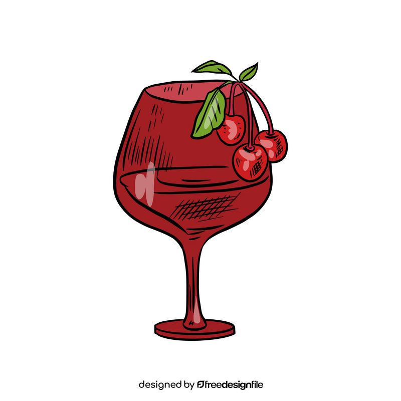 Cherry Cocktail clipart