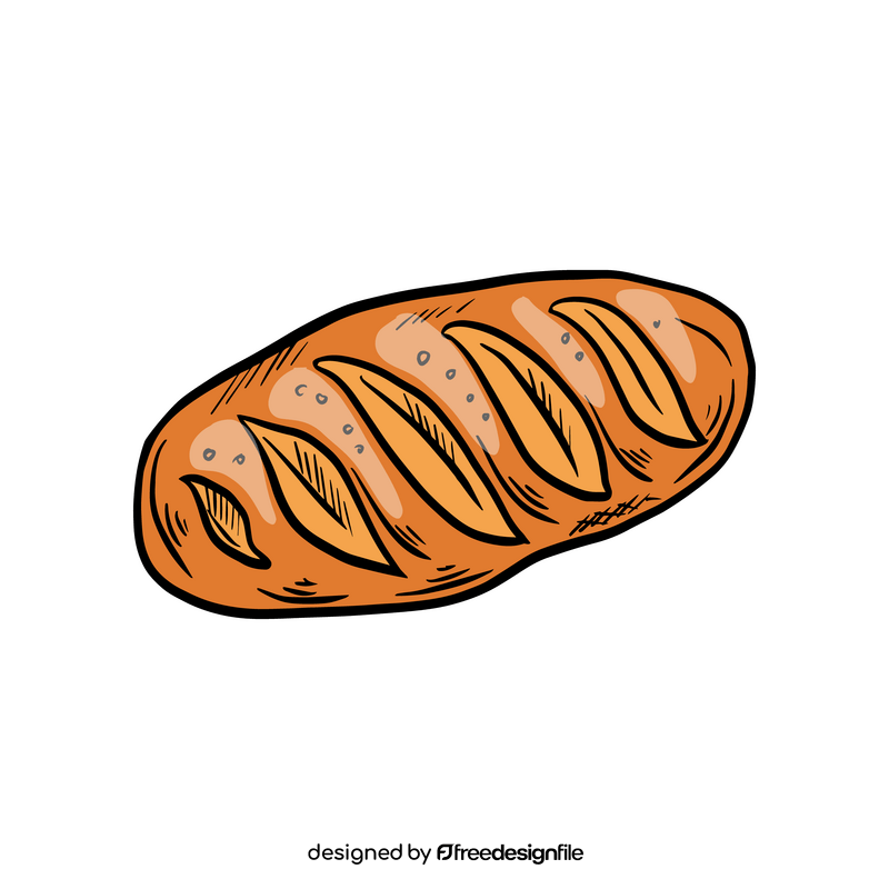 French Baguette Bread clipart