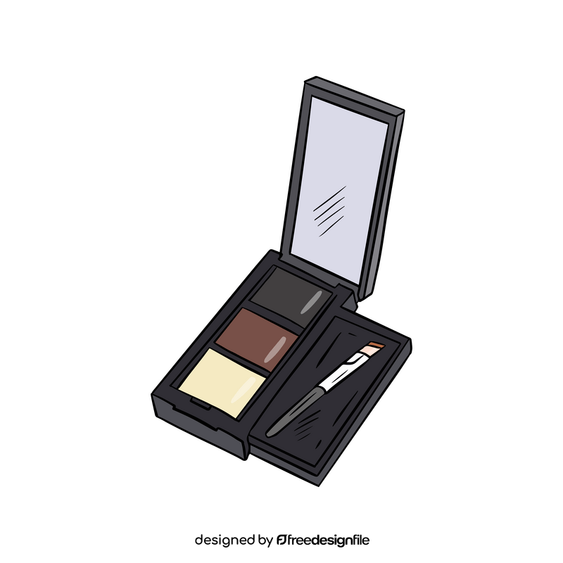 Eyebrow Styling Compact clipart