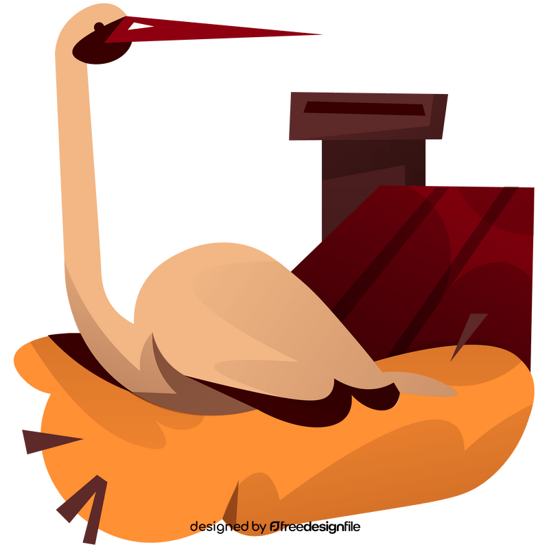 Belarus stork clipart
