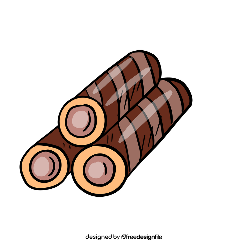 Wafer tubes clipart