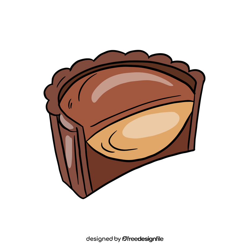 Chocolate truffle clipart