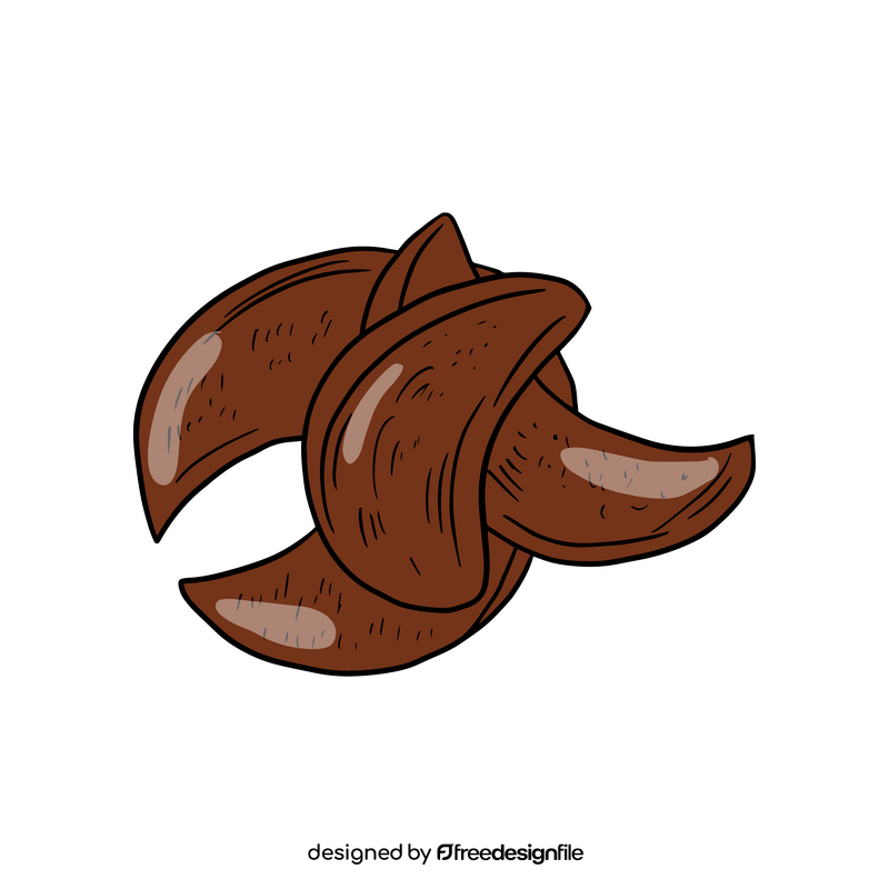 Dried fruit clipart