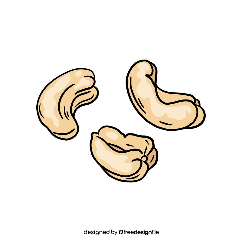 Cashew nuts clipart